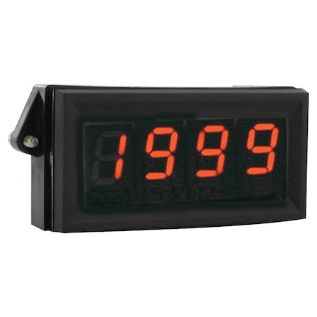 Dwyer Instruments LCD Digital panel meter, loop powered 4 to 20 mA, amber segments. DPMA-401
